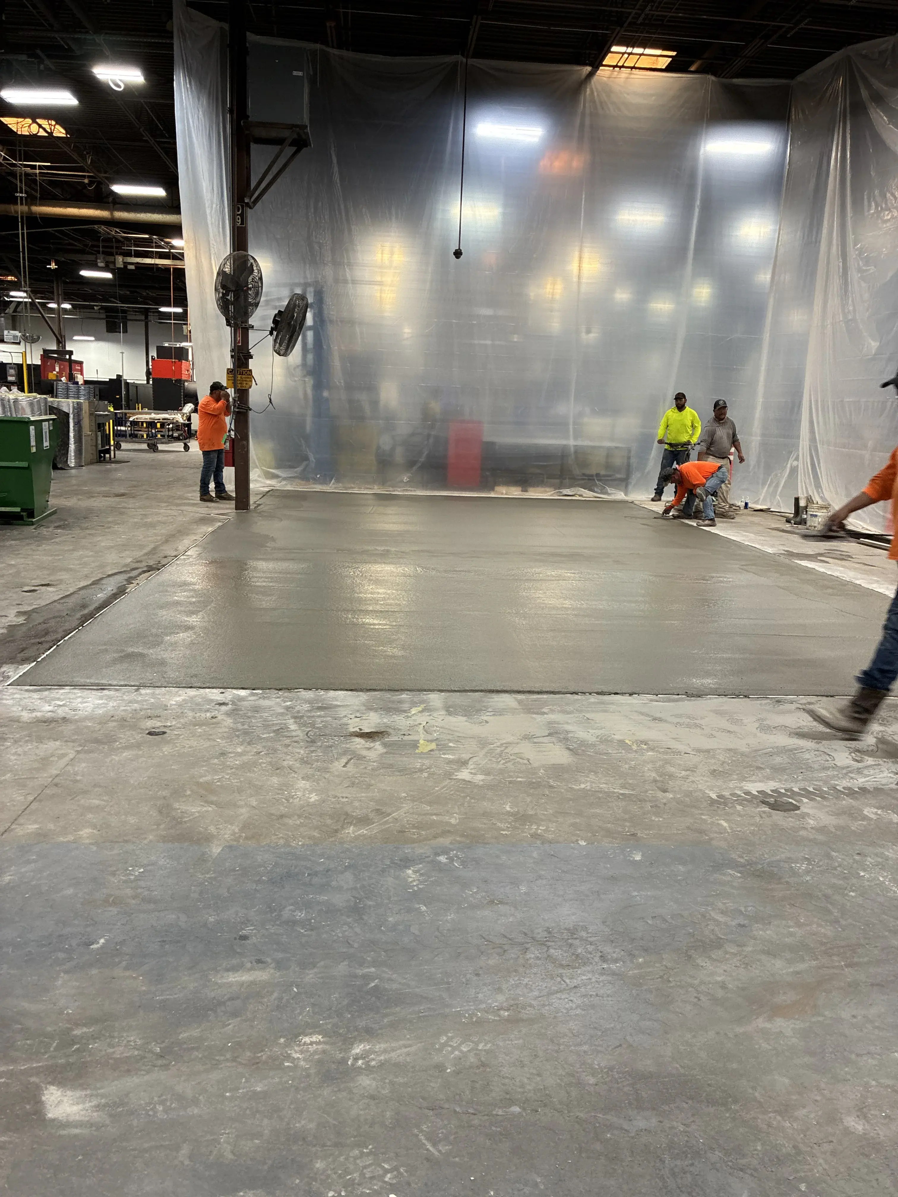 Concrete Pad for Manufacturing Machinery at Climate Master OKC Facility supporting image 2