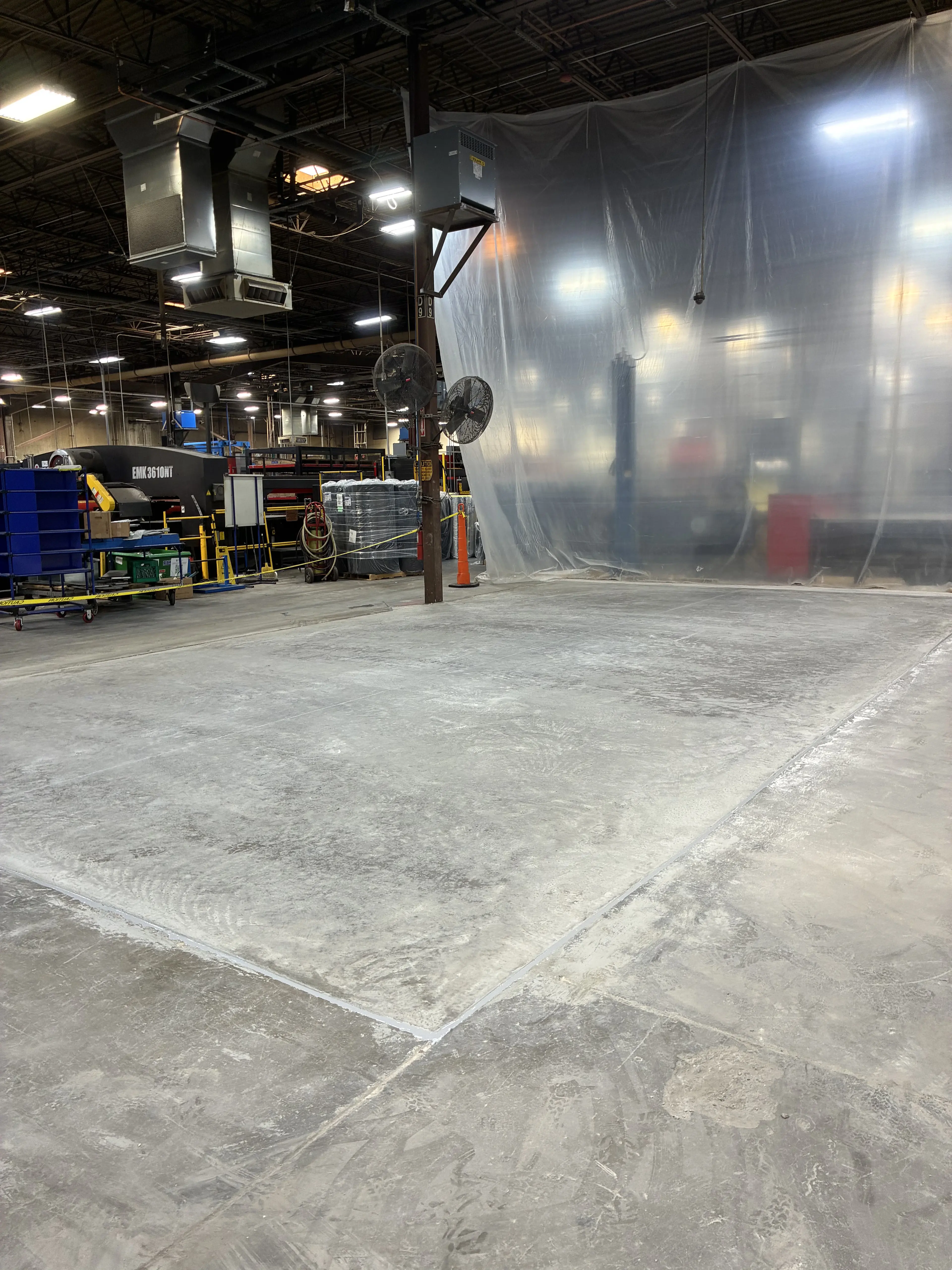Concrete Pad for Manufacturing Machinery at Climate Master OKC Facility main image