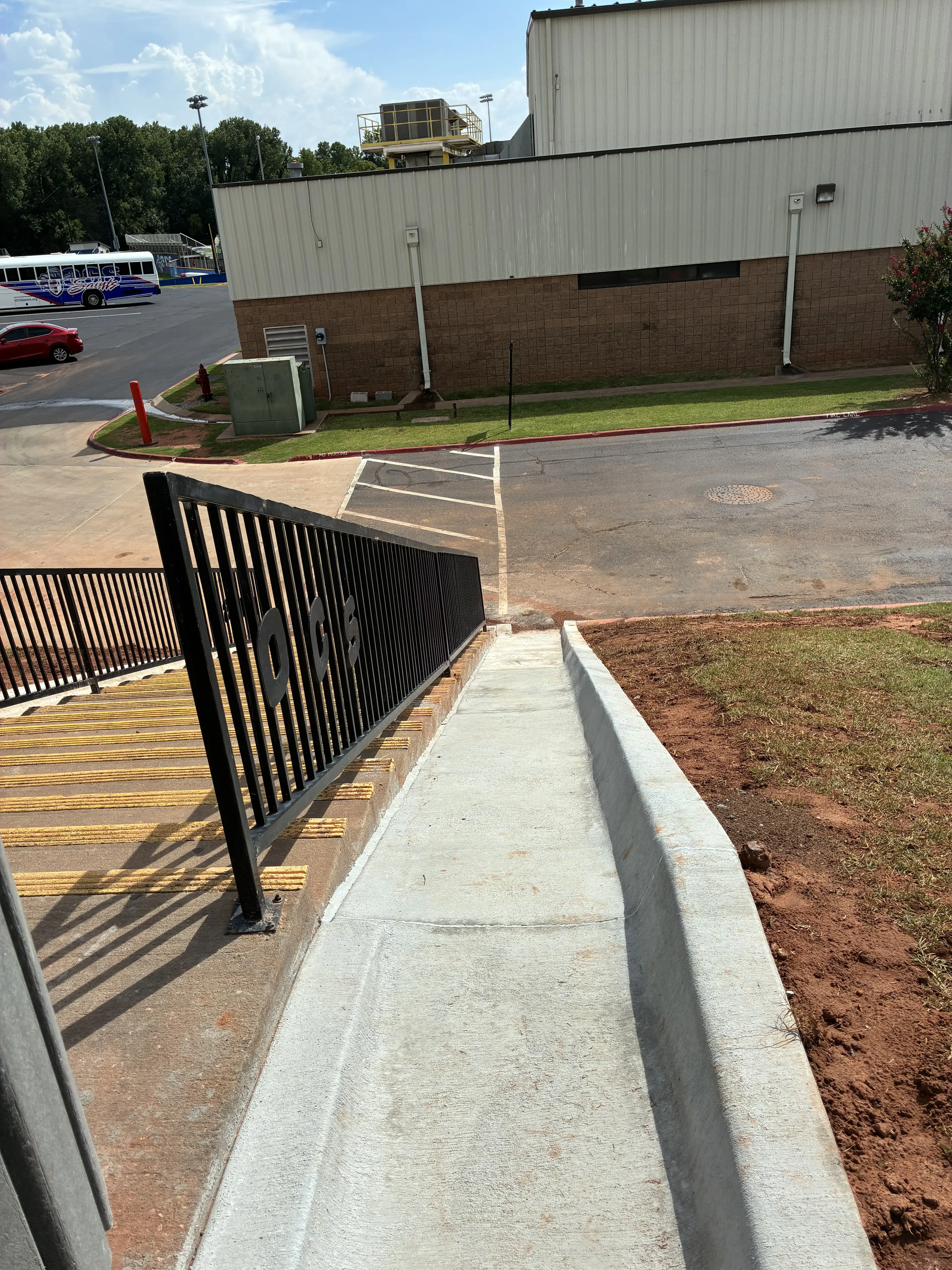 Concrete Flumes for Parking Lot Water supporting image 1