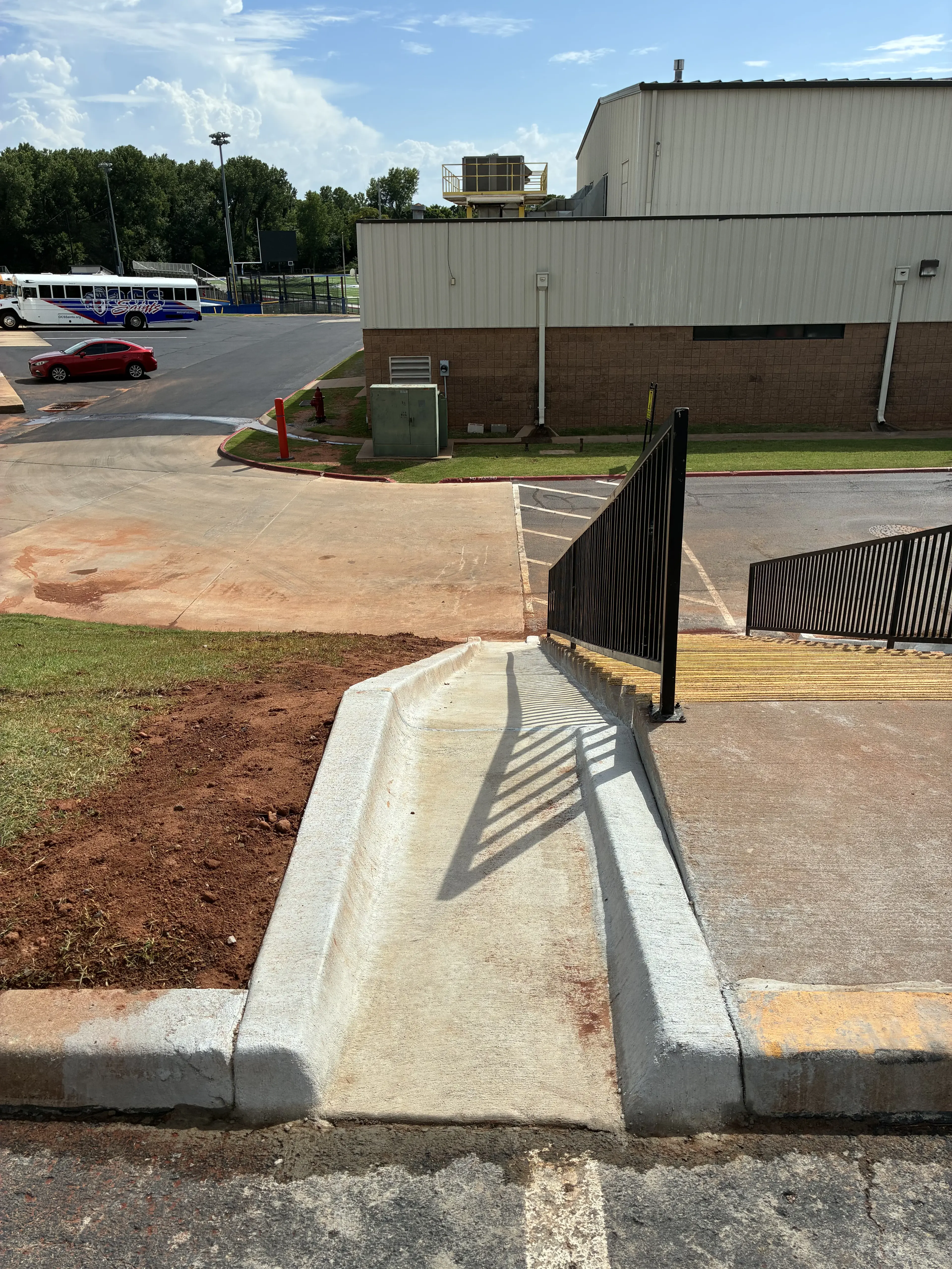Concrete Flumes for Parking Lot Water supporting image 2