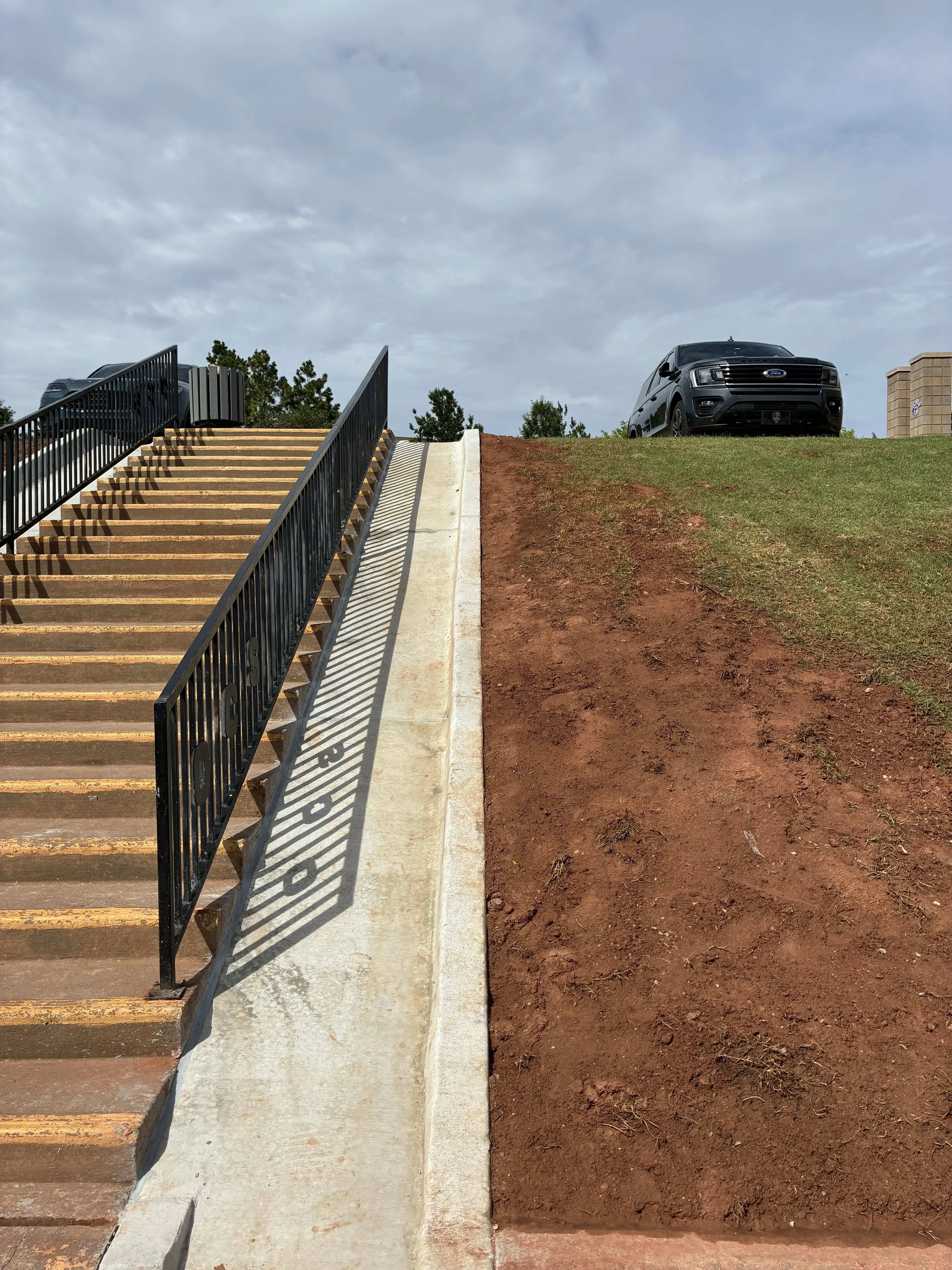 Concrete Flumes for Parking Lot Water supporting image 3