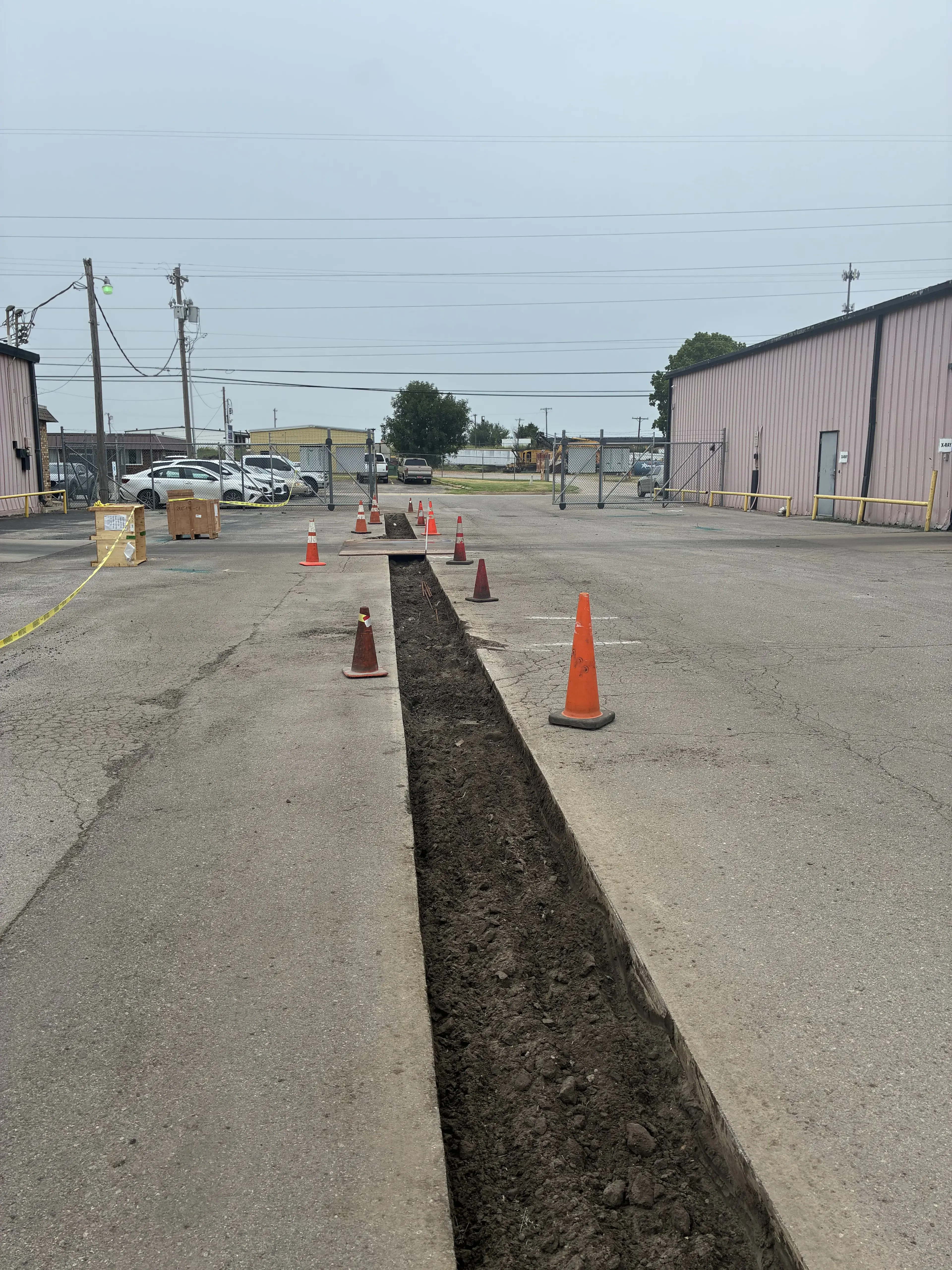 Stormwater Drain with Graded Asphalt Repairs supporting image 3