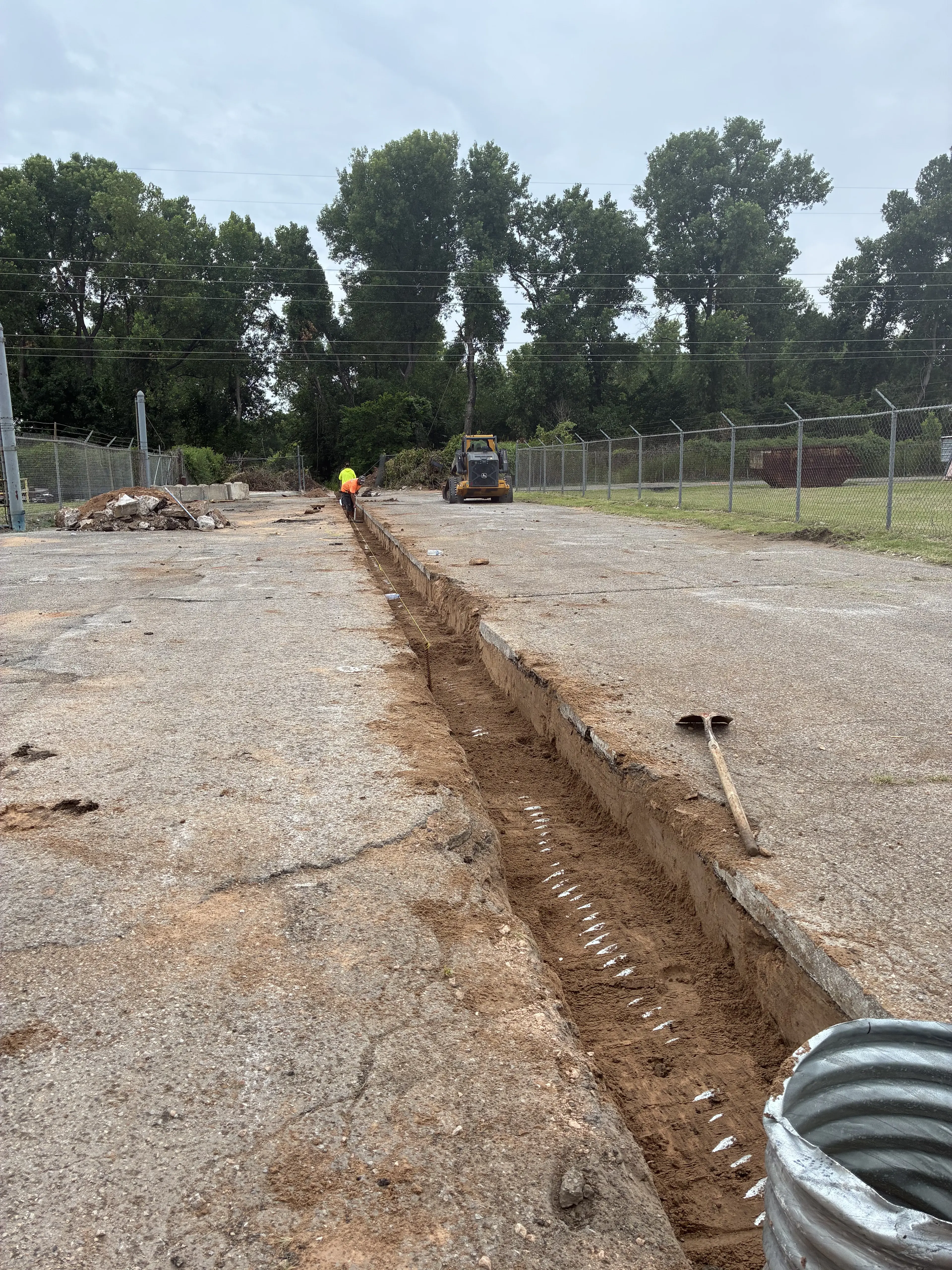 Stormwater Drain with Graded Asphalt Repairs supporting image 4