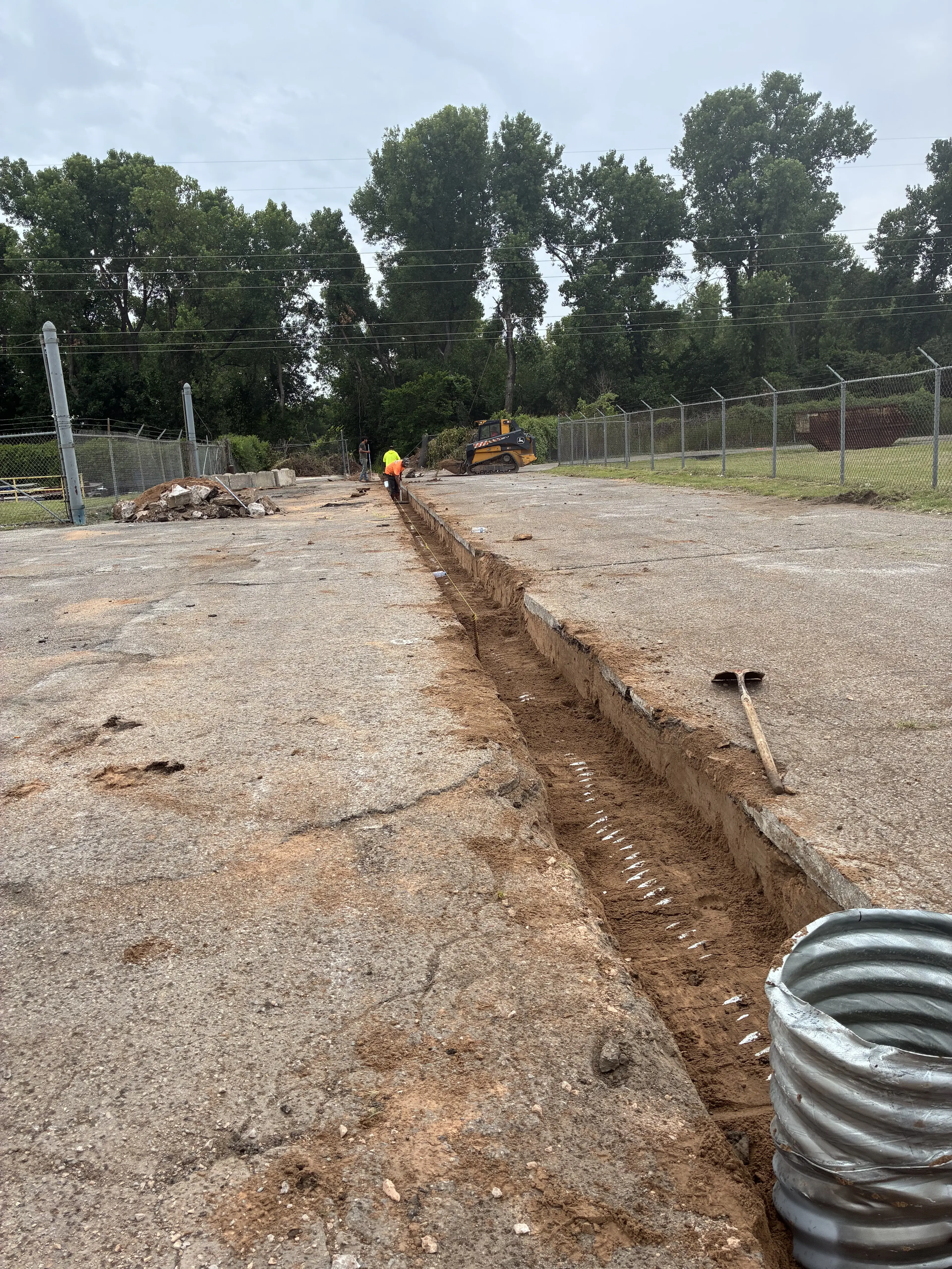 Stormwater Drain with Graded Asphalt Repairs supporting image 5