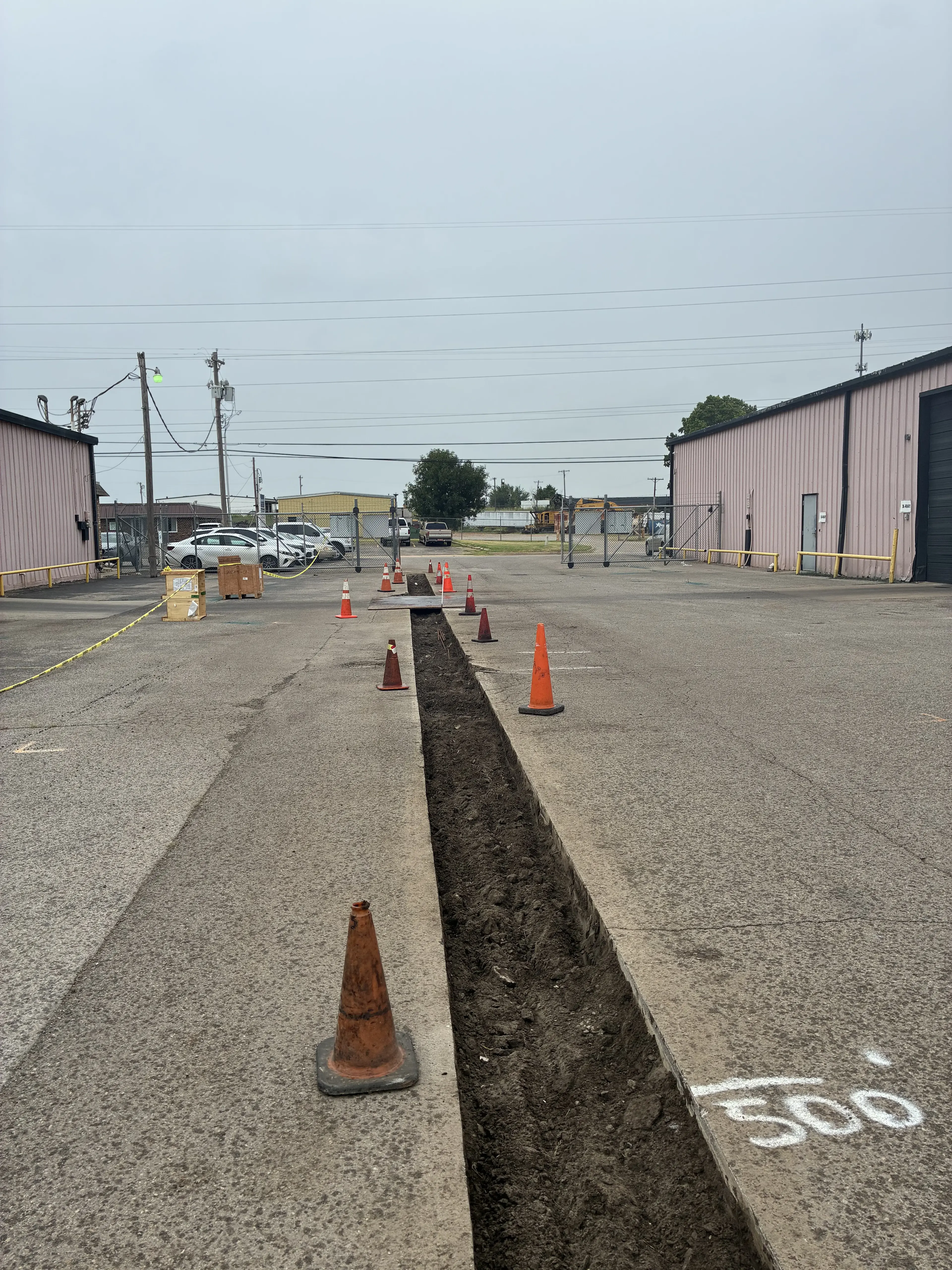 Stormwater Drain with Graded Asphalt Repairs supporting image 7