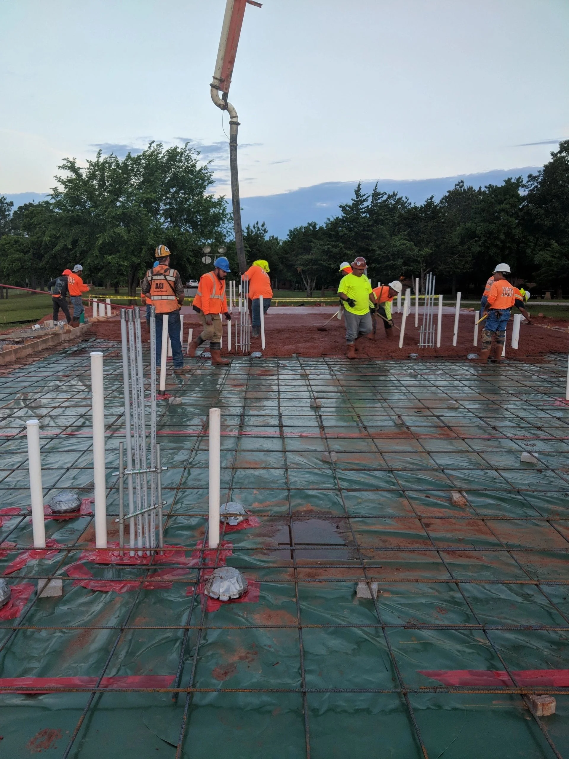 Bill's Pavement crew and site work